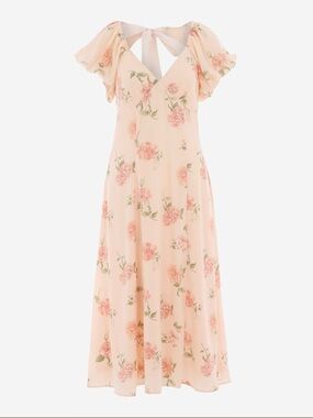 TRIXXI FLORAL MIDI DRESS